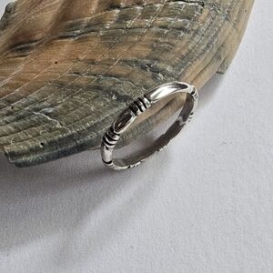 Silver Textured Ring 925 Sterling Silver